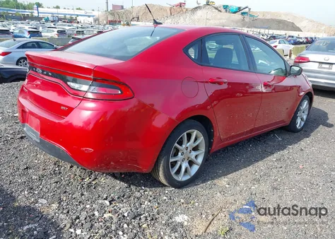 2013 Dodge Dart Sxt из США, поврежденный, VIN 1C3CDFBA3DD202604